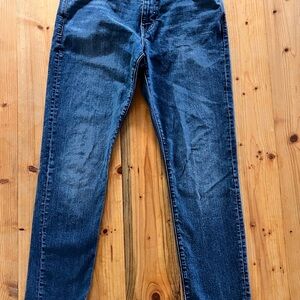 J. Crew Men's Dark Blue Straight Athletic Slim 31W 32L Jeans